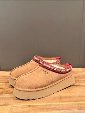 UGG Tazz II Platform Mule Slippers - Chestnut sz 7